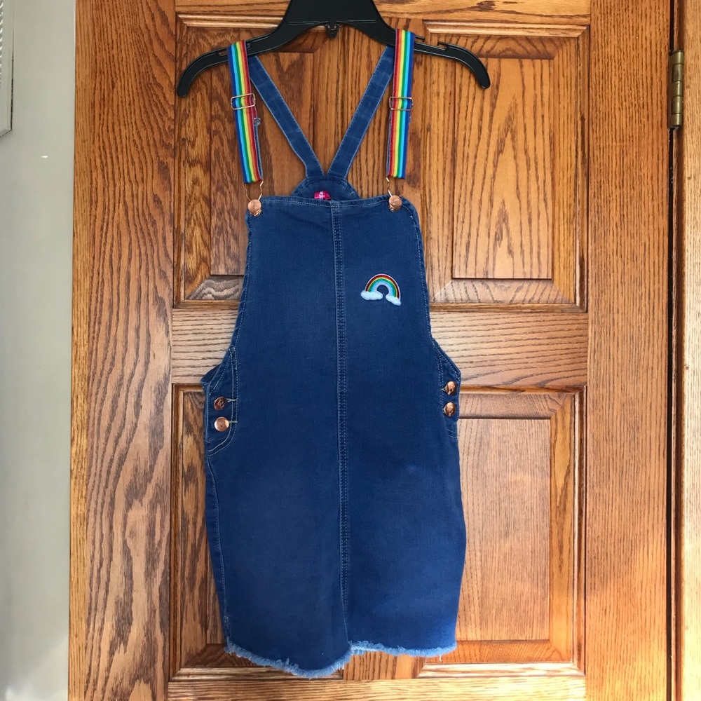 Rainbow Denim Jumper Size L - Picture 2 of 5